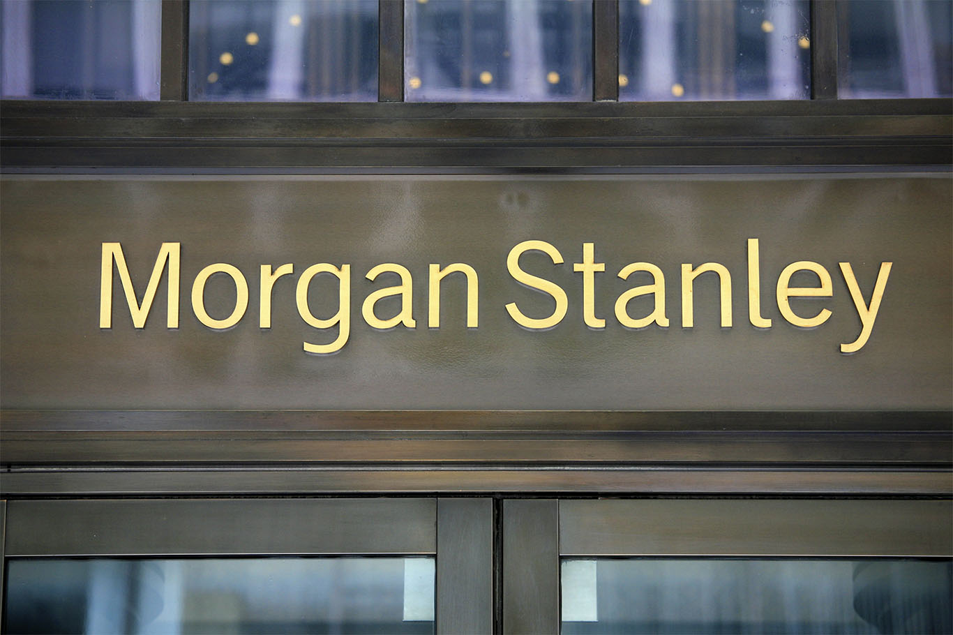 Image of a Morgan Stanley storefront and brand name to support Morgan Stanley article