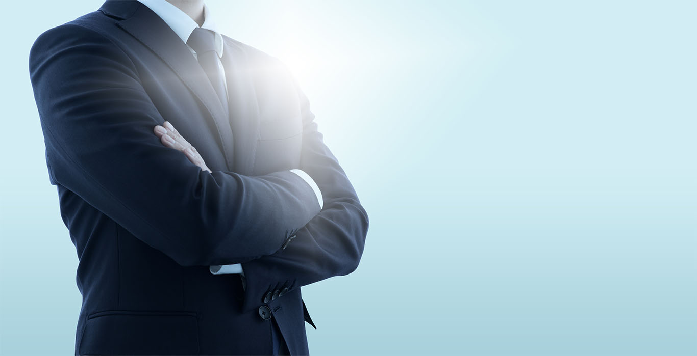 Business professional silhouette in suit to support Unity CEO article