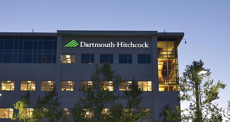 Exterior of Dartmouth Hitchcock Medical Center