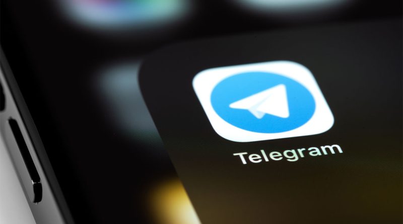 Telegram app on phone screen to support Pavel Durov arrest article