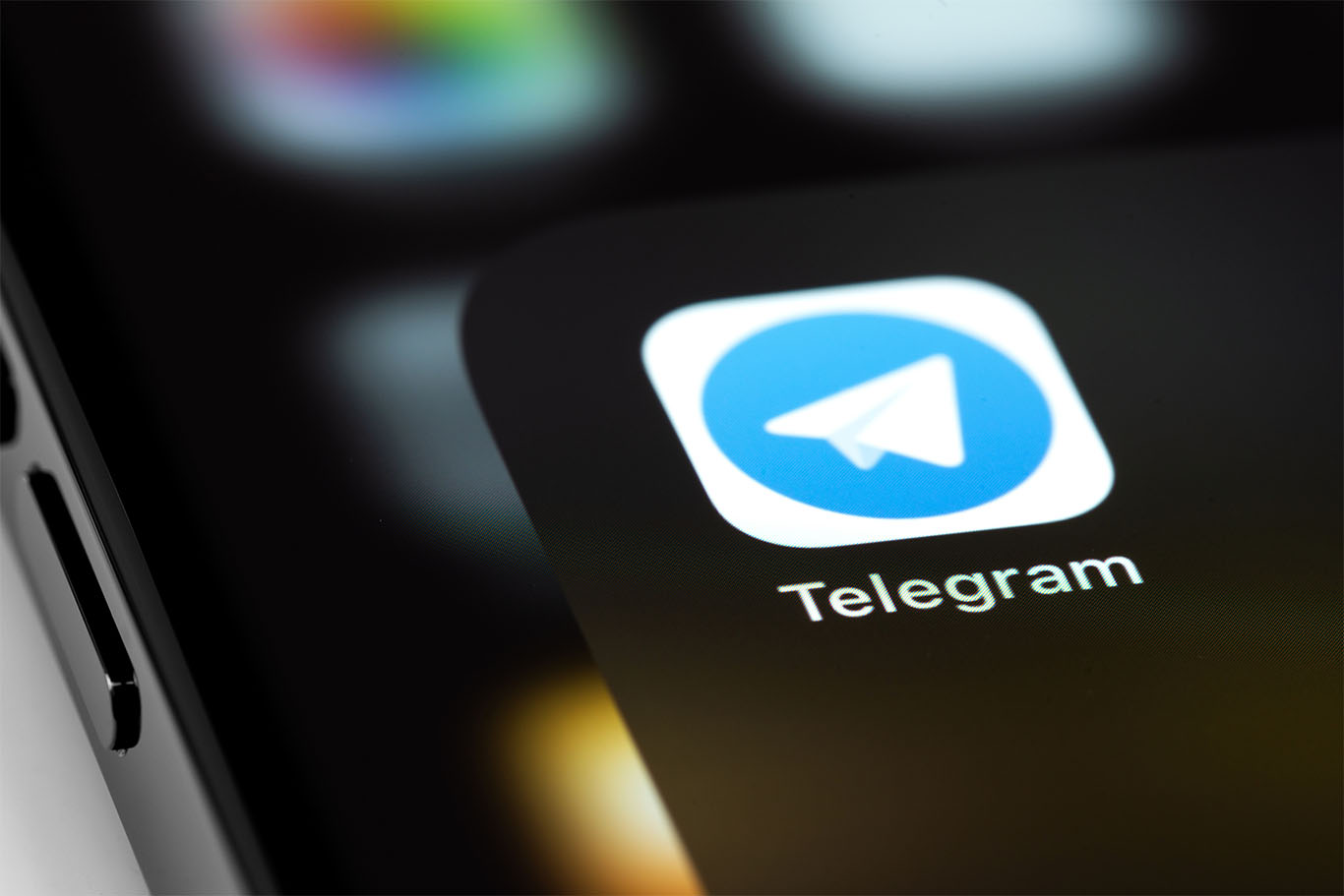 Telegram app on phone screen to support Pavel Durov arrest article