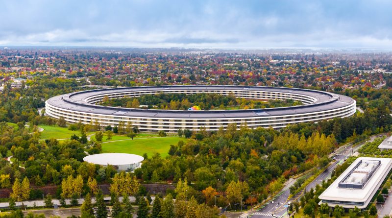Apple HQ representing Apple's leadership transition and CEO succession planning and corporate continuity.